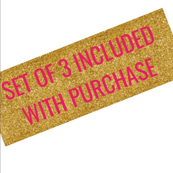 🔥Transparent Makeup Pouch Organizer SET OF 3 ➖NWT - Picture 5 of 7